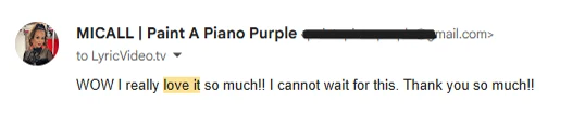 Email: wow I really love it so much, I cannot wait for this