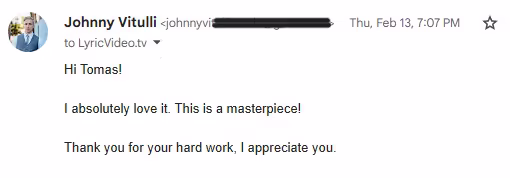 Client appreciation for video services